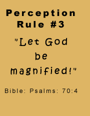 Perception Rule #3